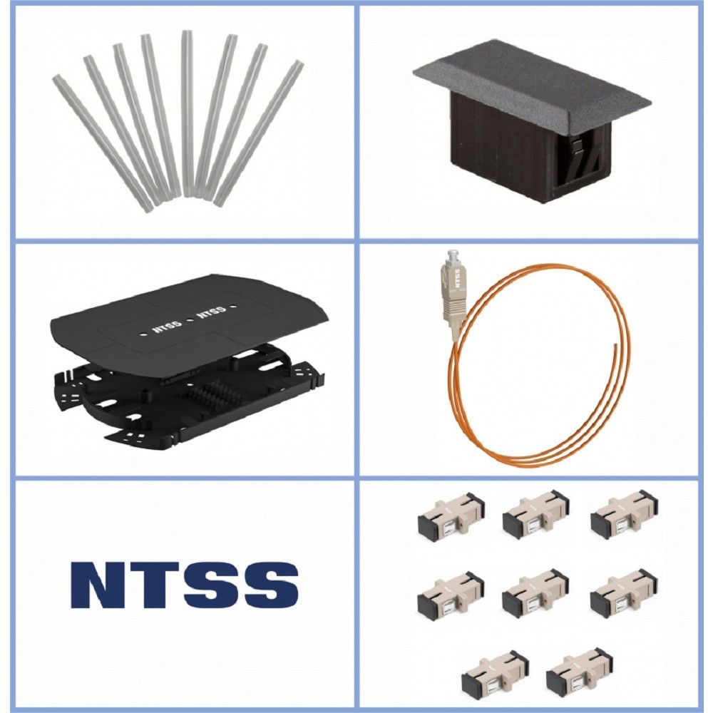 NTSS Кросс NTSS оптический 19'' укомплектованный 2U, 64 порта SC/UPC, 62.5/125 мкм (сплошная панель, сплайс-кассета 2шт, пигтейлы, КДЗС, адаптеры) серый RAL 7035 NTSS-RFOB-2U-64-SC/U-62.5-SP1.5G0AY
