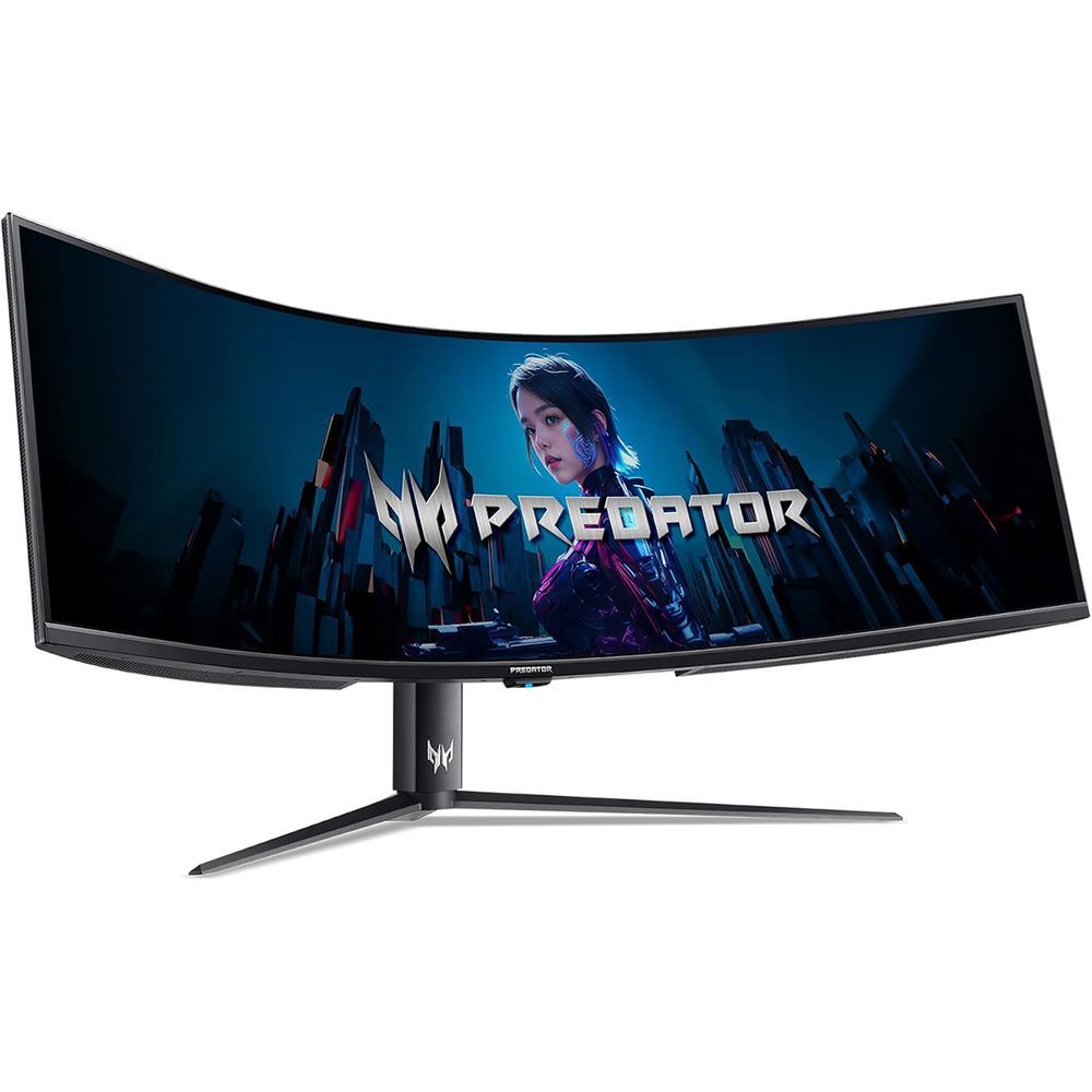 Монитор 57" ACER Predator Z57bmiiphuzx Black (VA 7680x2160 120 Hz 1000cd/m2 1ms 2xHDMI(2.1) + 1xDP + 1xTypeC(PD90W) + USB3.2(1up4down) + Audio out+Speaker 10Wx2 110 H.Adj)