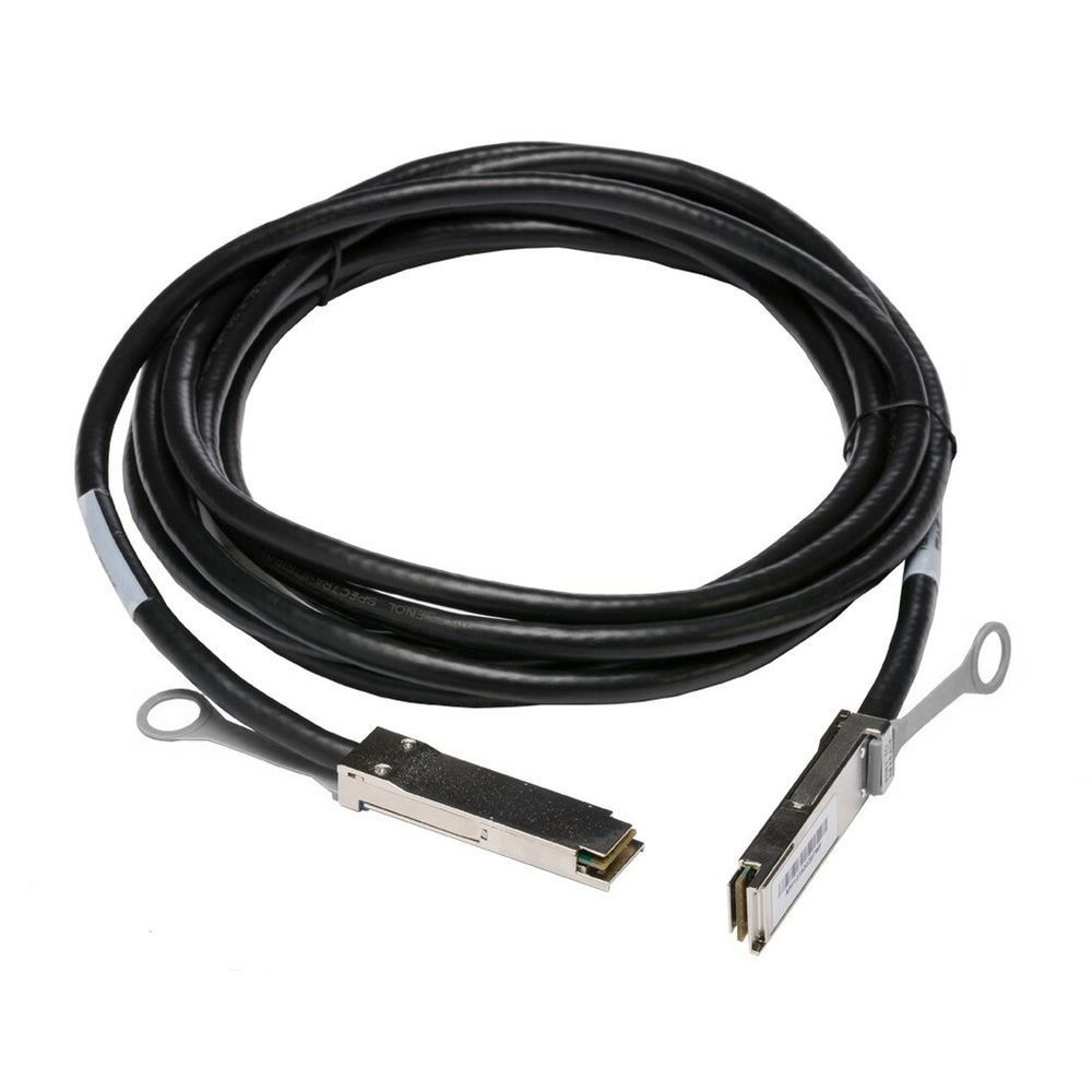 Кабель Fibertrade FT-QSFP28-CabP-AWG30-0,5, DAC Copper cable (100G, QSFP28, AWG30 витая пара, 0.5м)