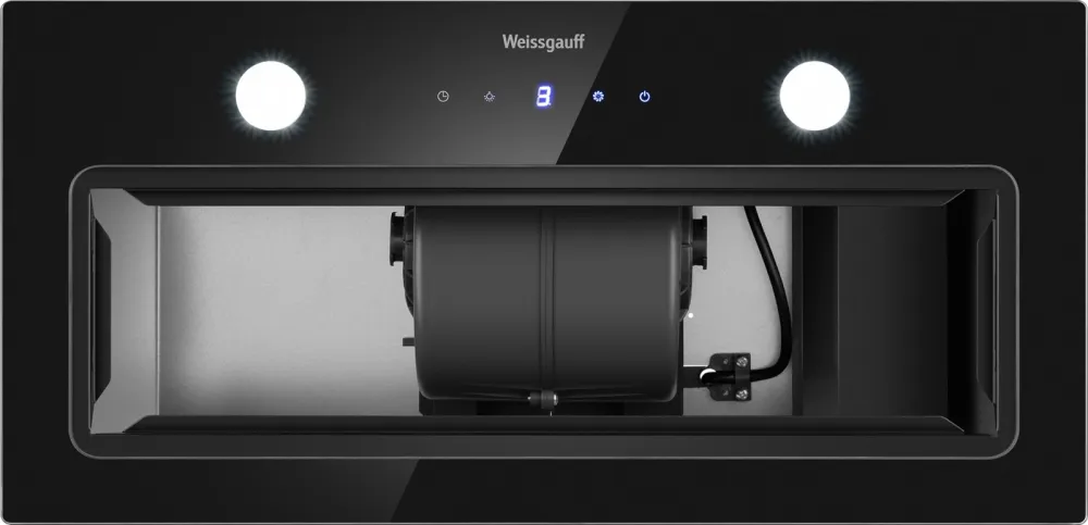 Вытяжка встраиваемая Weissgauff Dubhe 600 Touch черный управление: кнопочное (1 мотор)