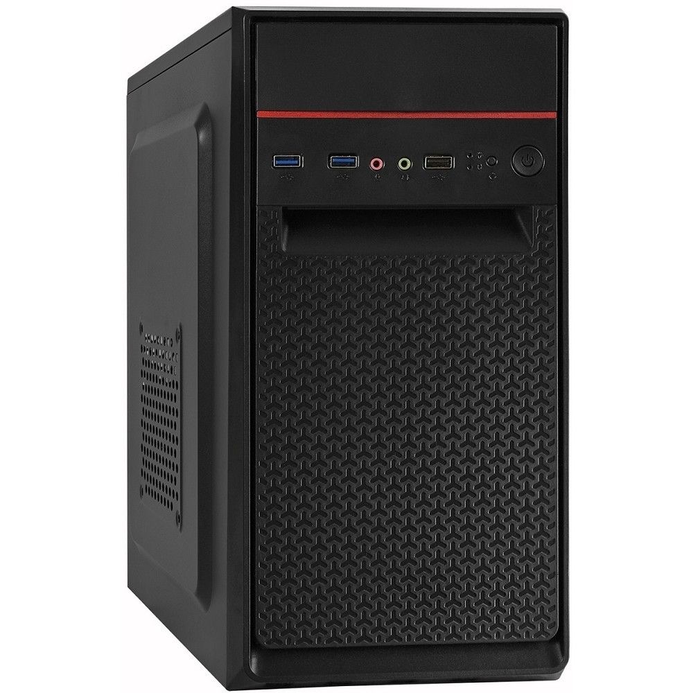Exegate EX299187RUS Корпус Minitower ExeGate BAA-107U-UNS400 (mATX, БП UNS400 с вент. 12см, 1*USB+2*USB3.0, аудио, черный)