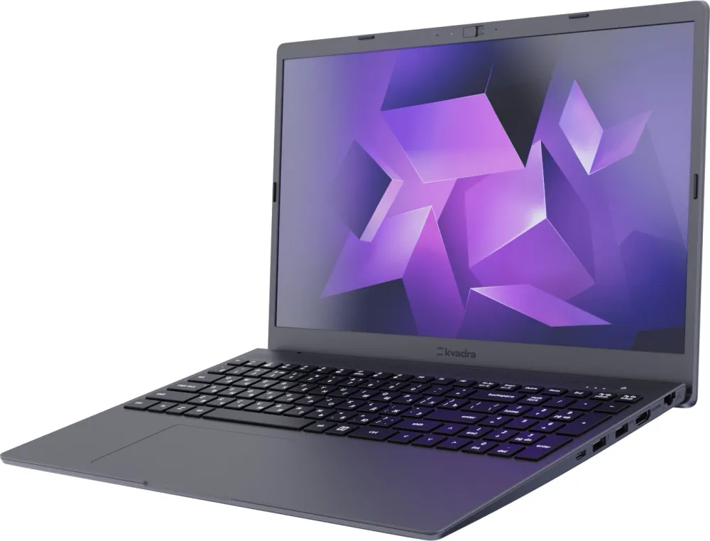 Ноутбук Kvadra Nau LE15T Core i5 1335U 16Gb SSD512Gb 15.6" IPS FHD (1920x1080) без ОС graphite WiFi BT Cam (Y22L01CAS120R_A567CC)
