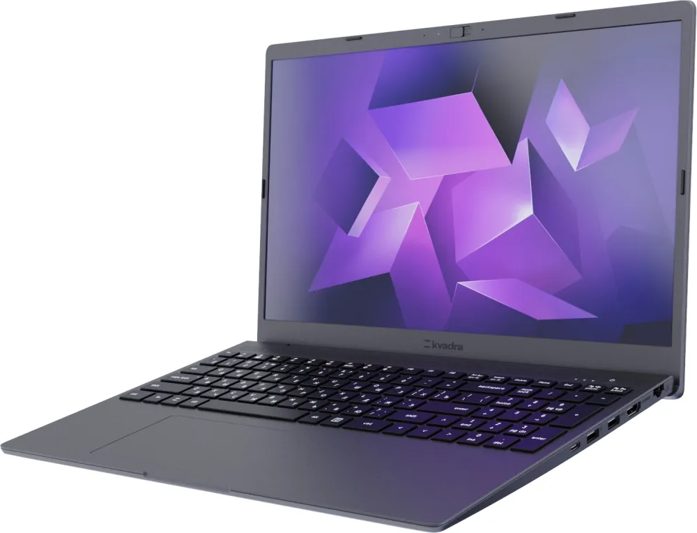 Ноутбук Kvadra Nau LE15T Core i5 1335U 16Gb SSD512Gb 15.6" IPS FHD (1920x1080) без ОС graphite WiFi BT Cam (Y22L01CAS120R_A567CC)