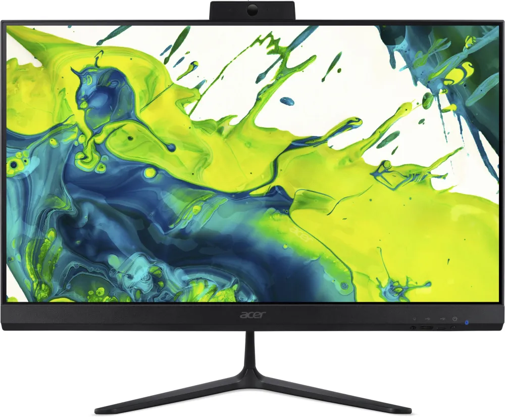 Моноблок Acer Aspire C24-2G 23.8" Full HD Ryzen 5 7430U (2.3) 16Gb SSD512Gb RGr CR Windows 11 GbitEth WiFi BT 65W клавиатура мышь Cam черный 1920x1080