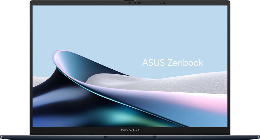 Ноутбук/ ASUS UX3405CA-ST1350 14"(2880x1800 OLED 16:10)/Intel Core Ultra 5 225H(3.3Ghz)/16384Mb/512SSDGb/noDVD/Int:Intel Arc graphics/Cam/BT/WiFi/75WHr/war 1y/1.28kg/Ponder Blue/DOS + алюм корп; +чехол; NumberPad
