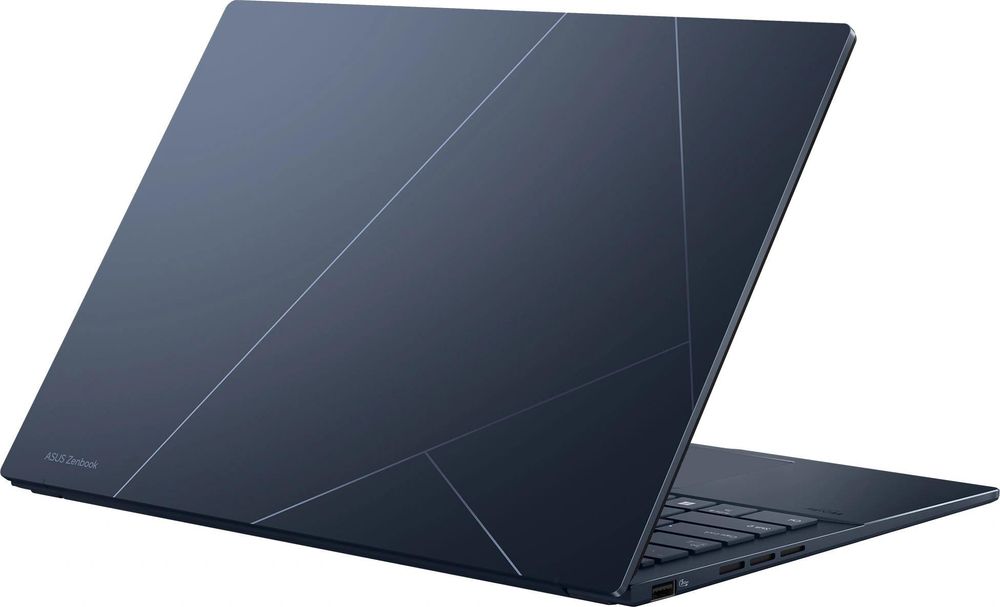 Ноутбук/ ASUS UX3405CA-ST1350 14"(2880x1800 OLED 16:10)/Intel Core Ultra 5 225H(3.3Ghz)/16384Mb/512SSDGb/noDVD/Int:Intel Arc graphics/Cam/BT/WiFi/75WHr/war 1y/1.28kg/Ponder Blue/DOS + алюм корп; +чехол; NumberPad
