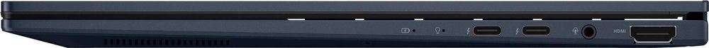 Ноутбук/ ASUS UX3405CA-ST1350 14"(2880x1800 OLED 16:10)/Intel Core Ultra 5 225H(3.3Ghz)/16384Mb/512SSDGb/noDVD/Int:Intel Arc graphics/Cam/BT/WiFi/75WHr/war 1y/1.28kg/Ponder Blue/DOS + алюм корп; +чехол; NumberPad
