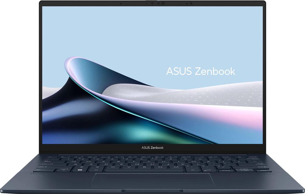 Ноутбук/ ASUS UX3405CA-ST1350 14"(2880x1800 OLED 16:10)/Intel Core Ultra 5 225H(3.3Ghz)/16384Mb/512SSDGb/noDVD/Int:Intel Arc graphics/Cam/BT/WiFi/75WHr/war 1y/1.28kg/Ponder Blue/DOS + алюм корп; +чехол; NumberPad