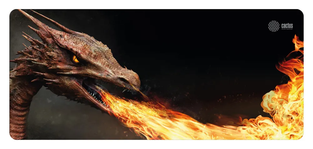 Коврик для мыши Cactus Fire Dragon 900x400x3мм (CS-MP-PRO06XXL)
