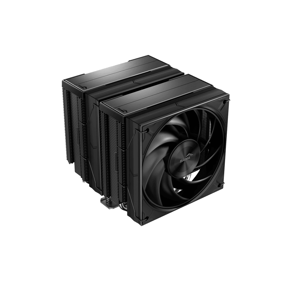 Кулер для процессора/ CPU Cooler SAMA A60B (265W, 4-pin PWM, 156.5mm, 6x6mm, 2x120mm, 78CFM, 29dBA, 2200RPM, S: 1851/1700/1200/115X, AM5/AM4, black)