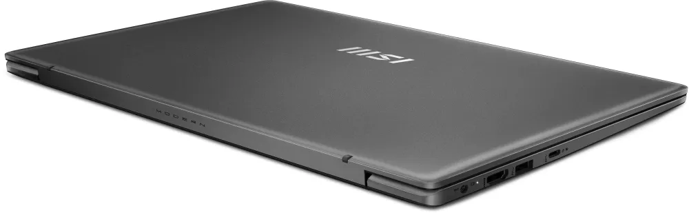 Ноутбук MSI Modern F13MG-071XRU Core i3 1315U 8Gb SSD512Gb Intel Iris Xe graphics 14" IPS FHD (1920x1080) FreeDOS grey WiFi BT Cam (9S7-14S121-071)