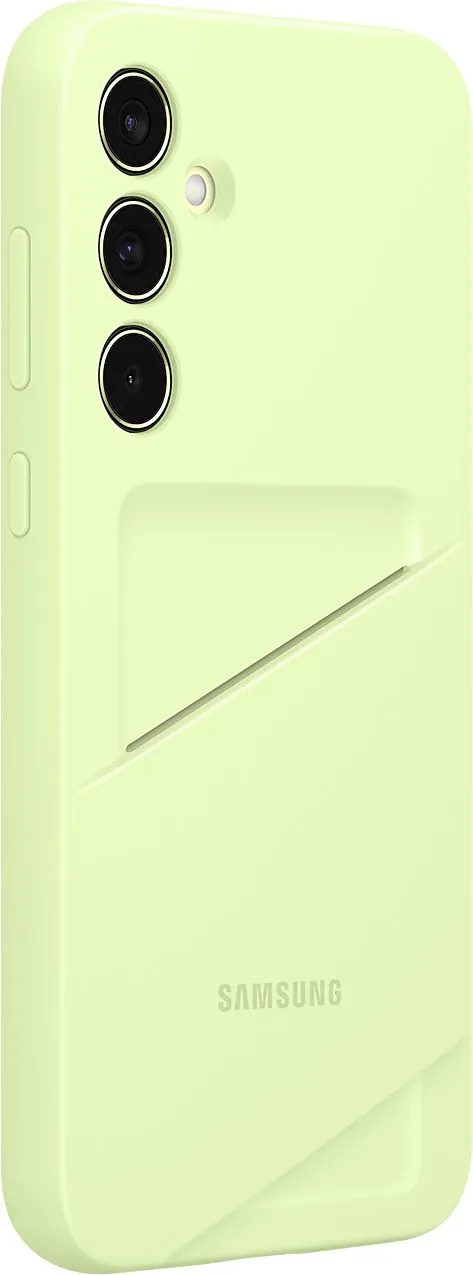 Чехол (клип-кейс) Samsung для Samsung Galaxy A35 Card Slot Case A35 лайм (EF-OA356TMEGRU)