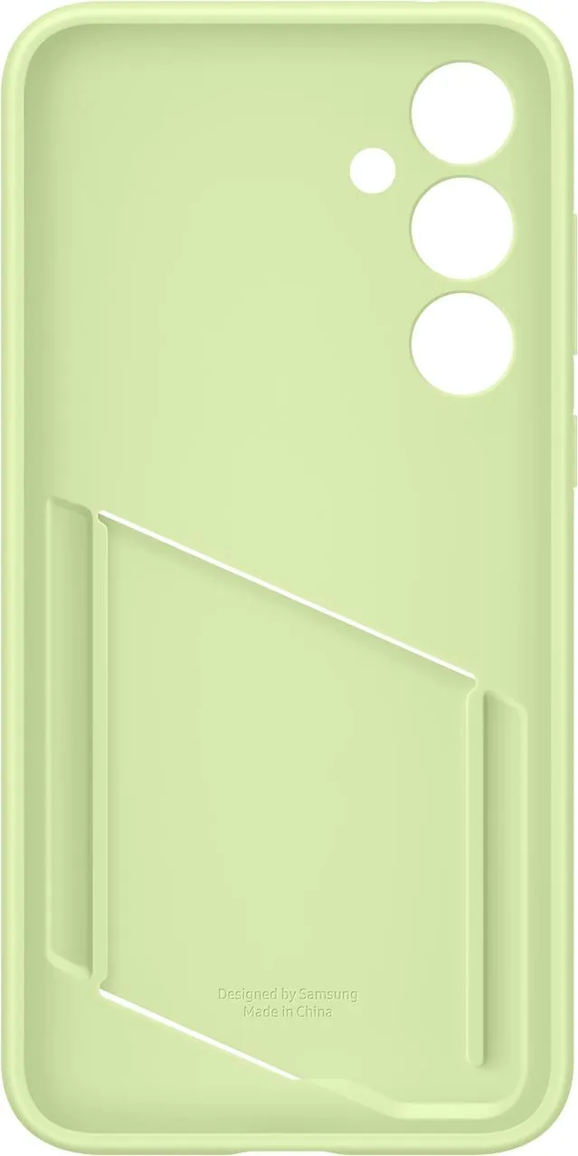 Чехол (клип-кейс) Samsung для Samsung Galaxy A35 Card Slot Case A35 лайм (EF-OA356TMEGRU)