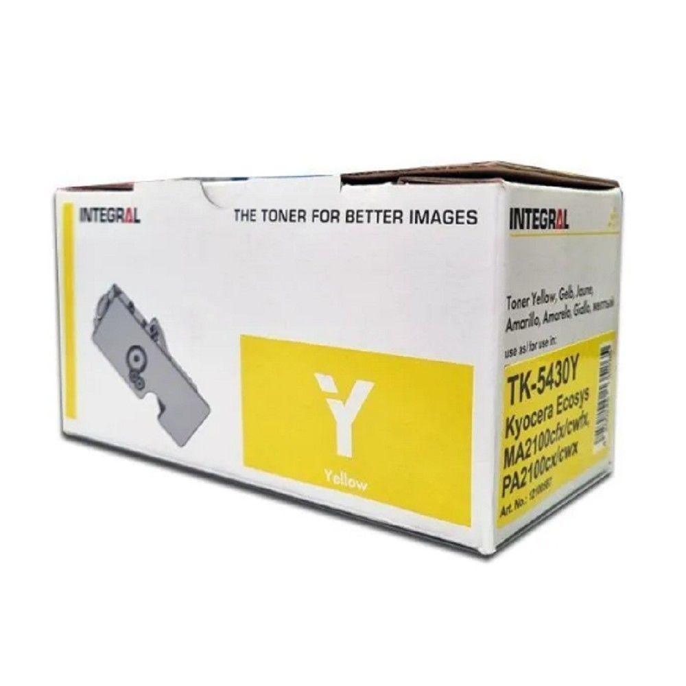 Тонер-картридж Integral TK-5430Y с чипом для Kyocera