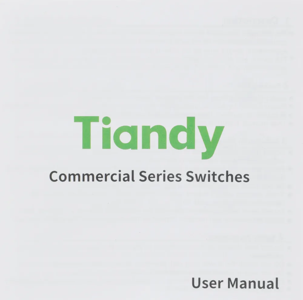 Коммутатор Tiandy TC-P3S019 H/1621/AT/180