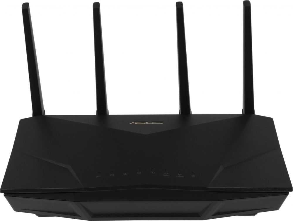 Роутер беспроводной Asus RT-AX5400 AX5400 10/100/1000BASE-TX/4G ready черный