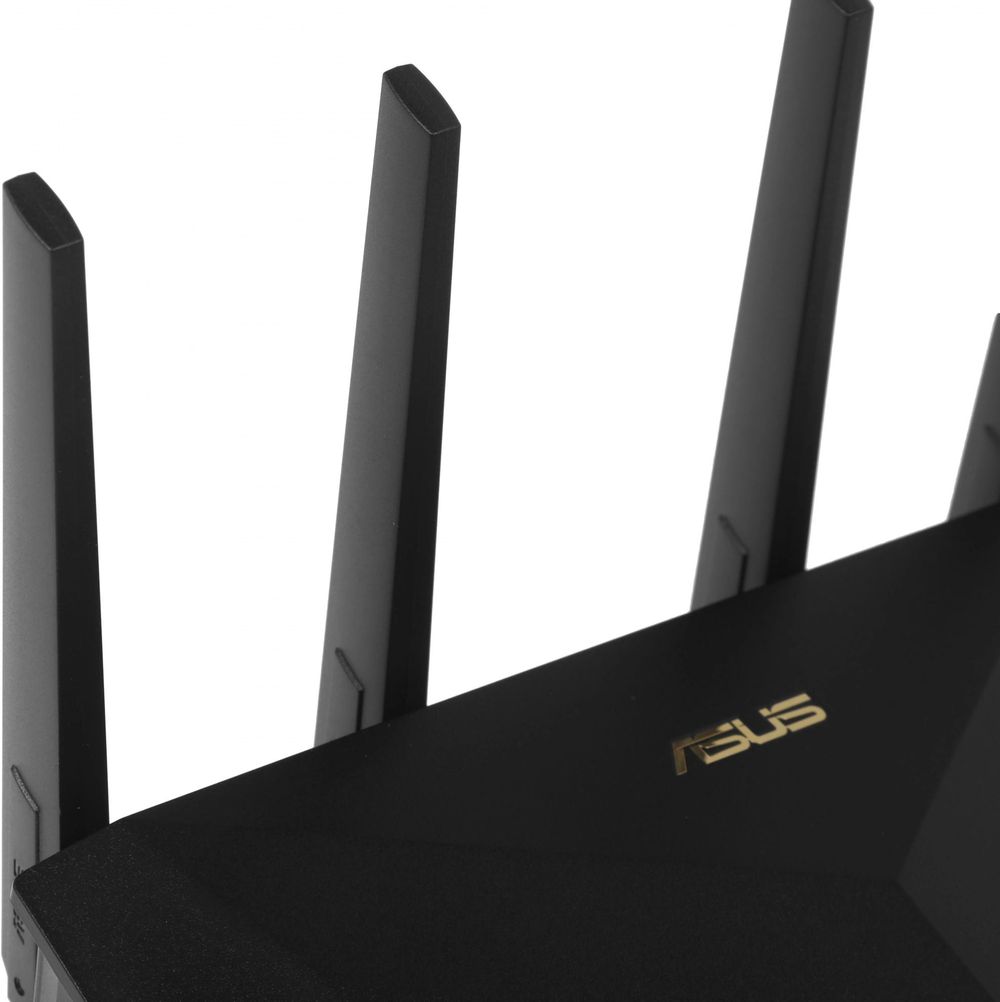 Роутер беспроводной Asus RT-AX5400 AX5400 10/100/1000BASE-TX/4G ready черный