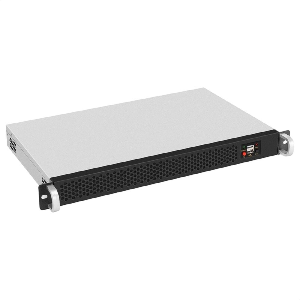 Exegate EX296161RUS Серверный корпус ExeGate Pro 1U255-01 <RM 19", высота 1U, глубина 255, без БП, USB>