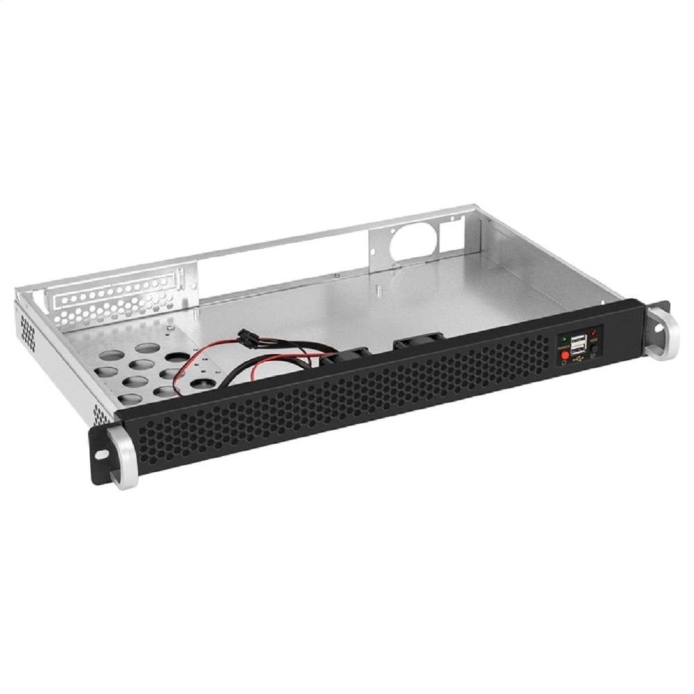 Exegate EX296161RUS Серверный корпус ExeGate Pro 1U255-01 <RM 19", высота 1U, глубина 255, без БП, USB>