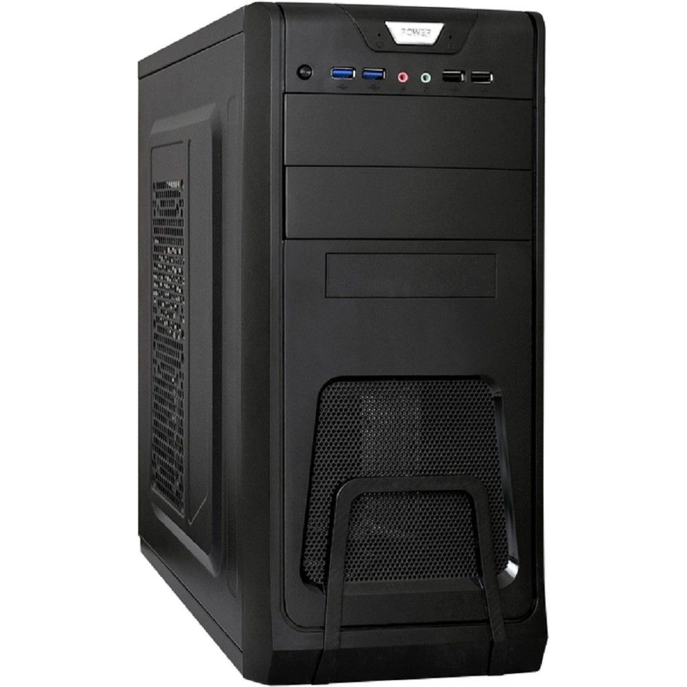 Exegate EX278390RUS Корпус Miditower Exegate CP-603 Black, ATX, <CP350W, 80mm>, 2*USB+2*USB3.0, Audio