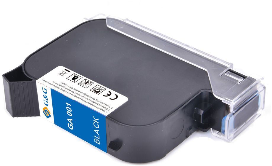 Картридж струйный G&G GA-001BK черный пигментный (42мл) для G&G GG-HH1001B/ GG-HH1001A