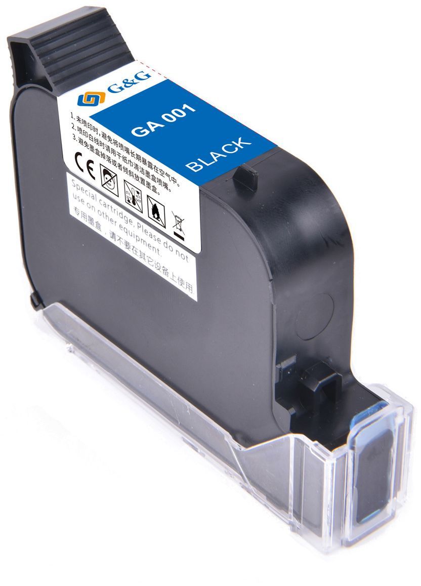 Картридж струйный G&G GA-001BK черный пигментный (42мл) для G&G GG-HH1001B/ GG-HH1001A
