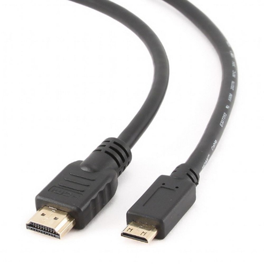 Кабель HDMI-miniHDMI Cablexpert CC-HDMI4C-10, 19M/19M, 3.0м, v1.4, 3D, Ethernet, черный, позол.разъемы, экран, пакет