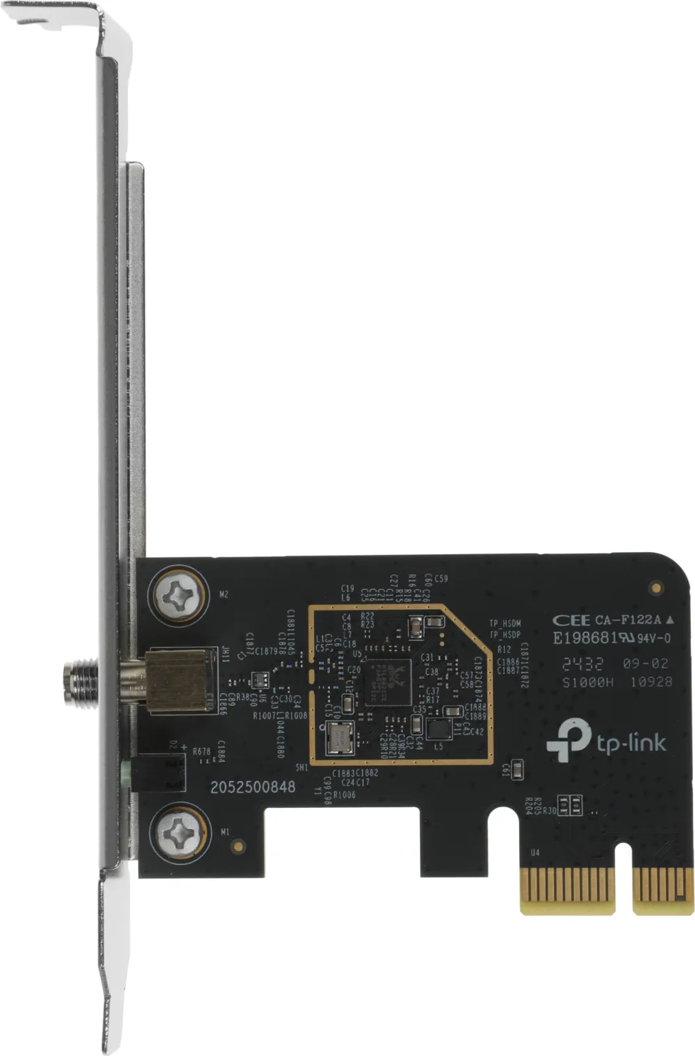 Сетевой адаптер Wi-Fi TP-Link Archer T2E AC600 PCI Express (ант.внеш.съем) 1ант.