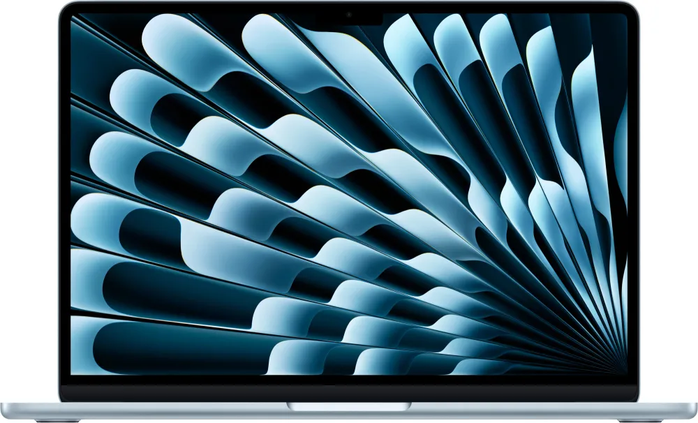 Apple MacBook Air 13-inch 2025 [MC6T4LL/A] (КЛАВ.РУС.ГРАВ.) Sky Blue 13.6" Liquid Retina {(2560x1600) M4 10C CPU 8C GPU/16GB/256GB SSD/рекоменд.переходник 11007065} (A3240)