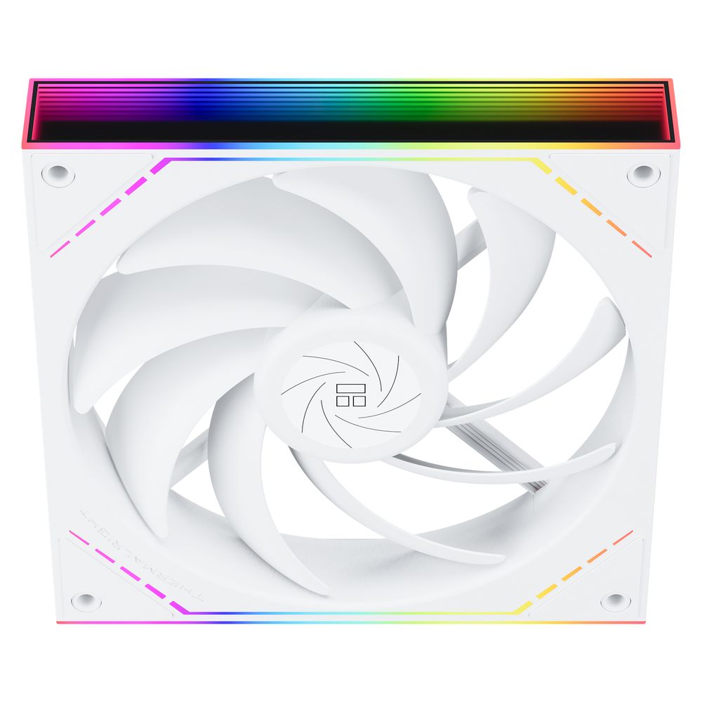 Кулер для корпуса/ Case Cooler Thermalright TL-M14W (140x144x25mm, 4-pin PWM, ARGB, 88.75CFM, 23.7dBA, 1500RPM, White)