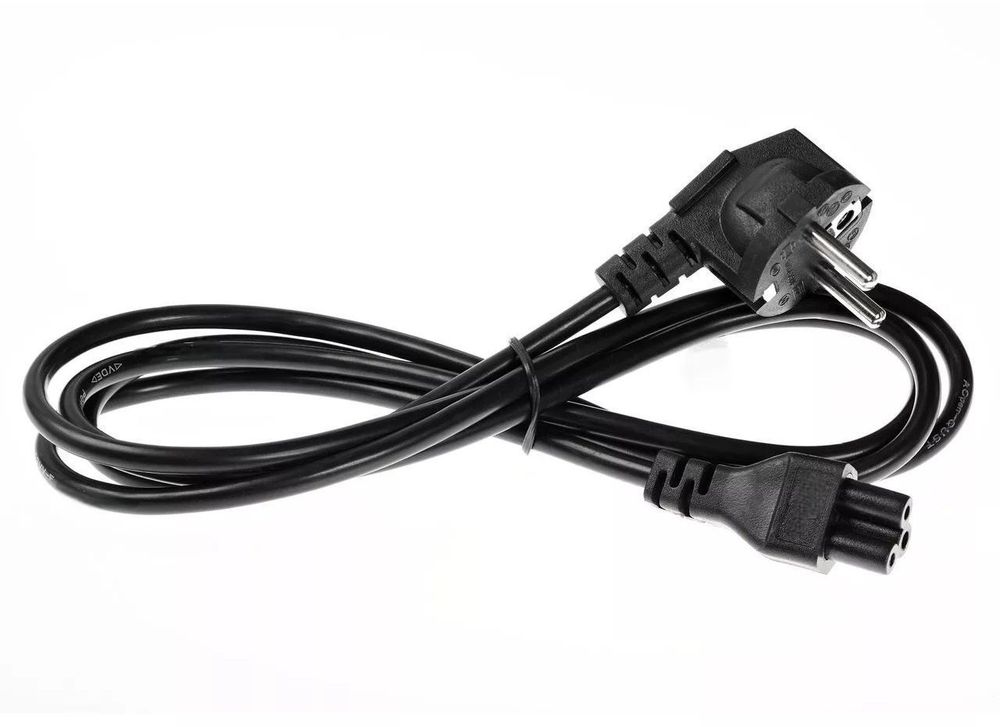 Кабель Premier 5-282 IEC C5 (3-pin) Евровилка угловой 1.8м (5-282(0.75) 1.8) черный (Bulk)