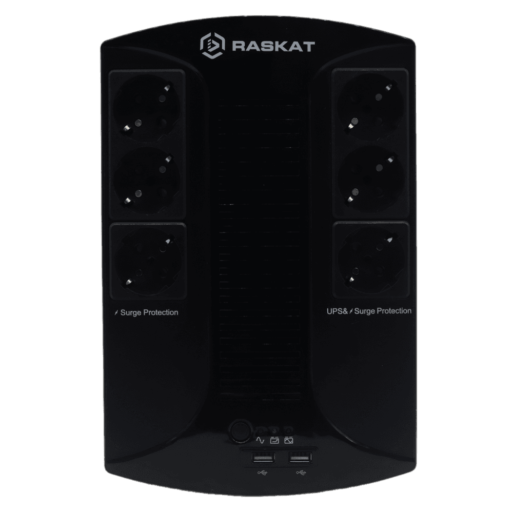 Источник бесперебойного питания ИБП Raskat VS-850VA 850VA, 510Вт, 6хCEE 7
