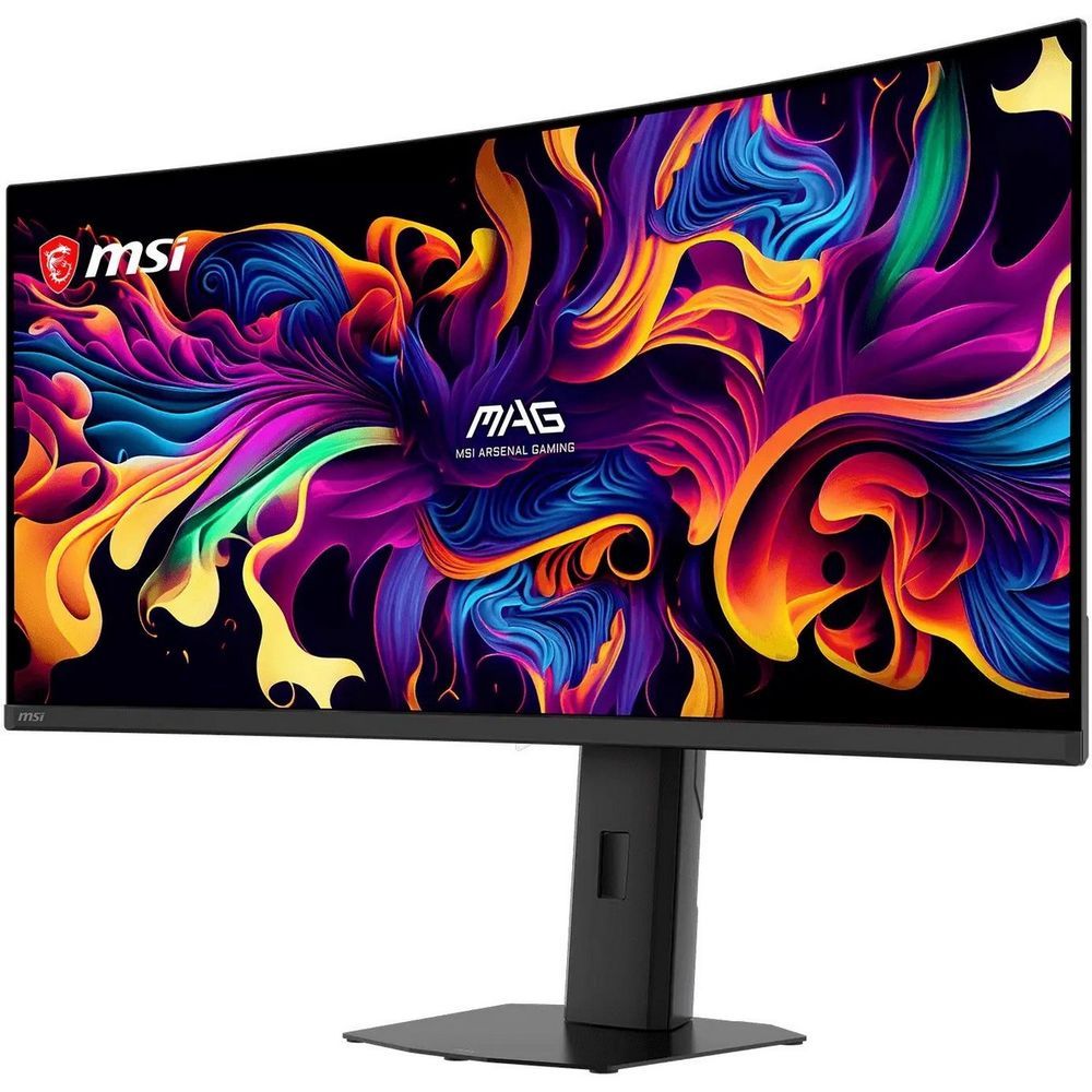 Монитор 34.18" MSI MAG 341CQP QD-OLED X28 Curved QD-OLED, 3440x1440, 280Hz, 0,03ms, 250сd/m, 1500000:1, HDR | 2xHDMI(2.1), DP(1.4a), Type-C(PD-15W) | HAS, Swivel, InPSU, Vesa 100, Black