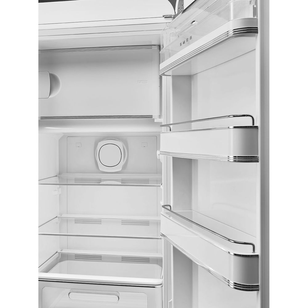 Холодильник SMEG/ Холодильник SMEG, отдельностоящий, стиль 50-х, однокамерный, внутренняя морозильная камера, объем 270 л, инверторный компрессор, энергоэффективность С, цвет белый