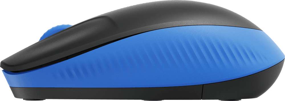 Мышь Logitech M190 черный/синий оптическая 1000dpi беспров. USB 2but (910-005907)