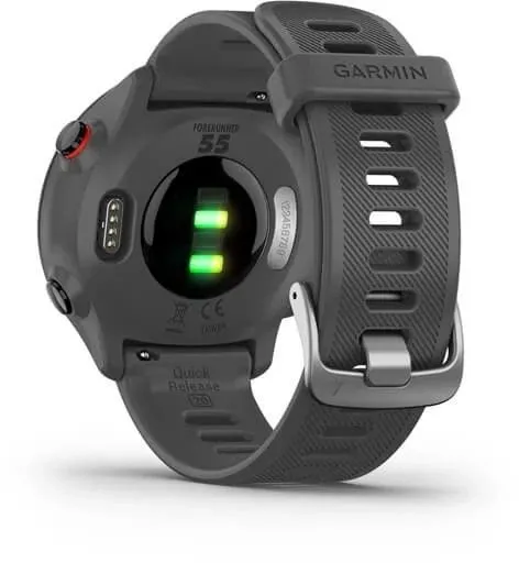 Смарт-часы Garmin Forerunner 55 42мм 1.04" LCD корп.серый рем.серый разм.брасл.:127-220мм (010-02562-13)