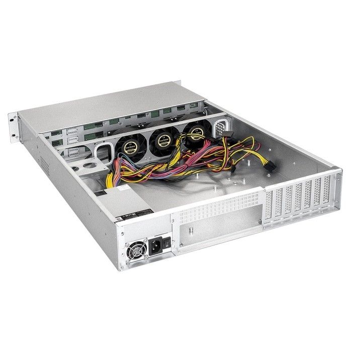 Exegate EX293397RUS Серверный корпус ExeGate Pro 2U660-HS12 <RM 19", высота 2U, глубина 660, БП 1U-700ADS, 12xHotSwap>