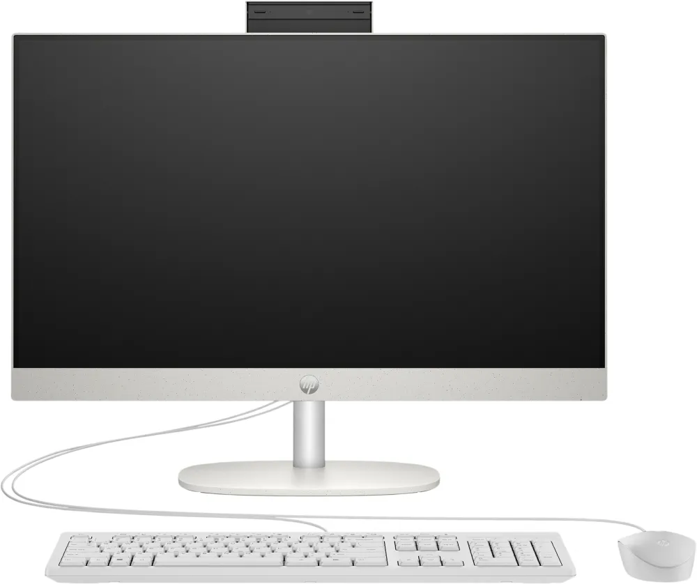 Моноблок HP ProOne 240 G10 23.8" Full HD i7 1355U (1.7) 16Gb SSD512Gb UHDG FreeDOS GbitEth WiFi BT 90W клавиатура мышь Cam белый 1920x1080