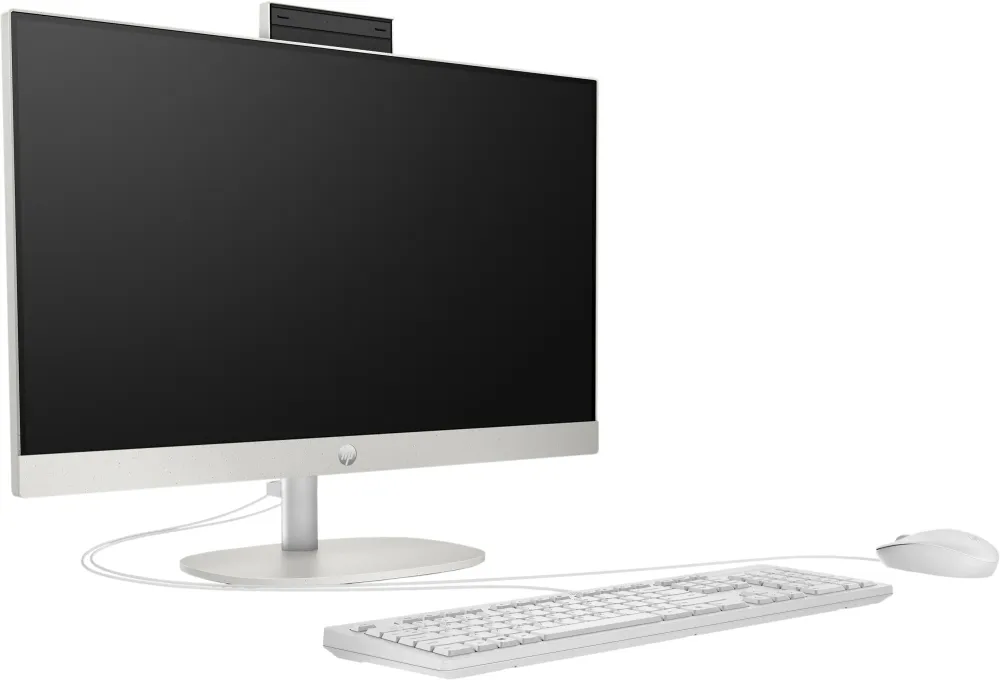 Моноблок HP ProOne 240 G10 23.8" Full HD i7 1355U (1.7) 16Gb SSD512Gb UHDG FreeDOS GbitEth WiFi BT 90W клавиатура мышь Cam белый 1920x1080