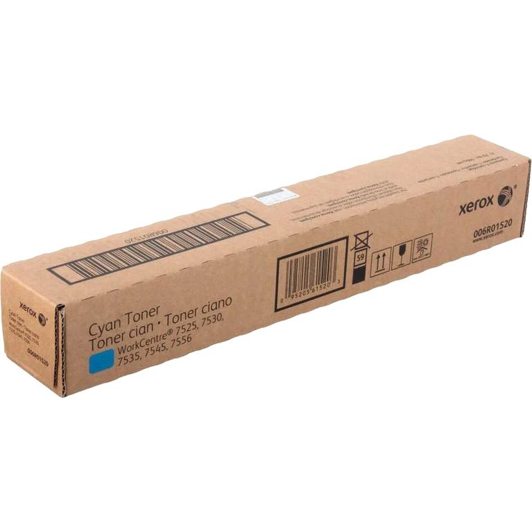 Картридж лазерный Xerox 006R01520 голубой (15000стр.) для Xerox WC7545/7556
