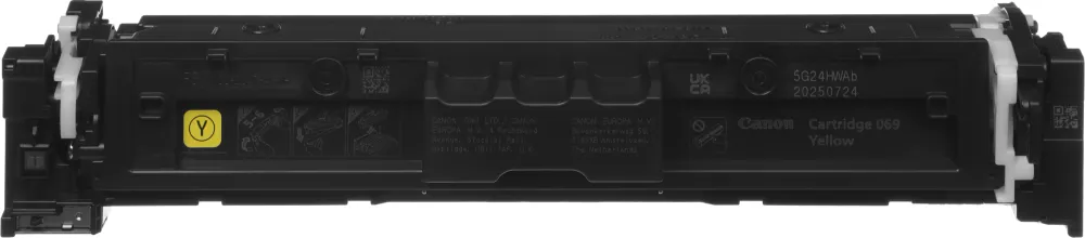 Картридж лазерный Canon 069Y 5091C002 желтый бар.в компл. (2000стр.) для Canon MF752Cdw/754Cdw, LBP673Cdw