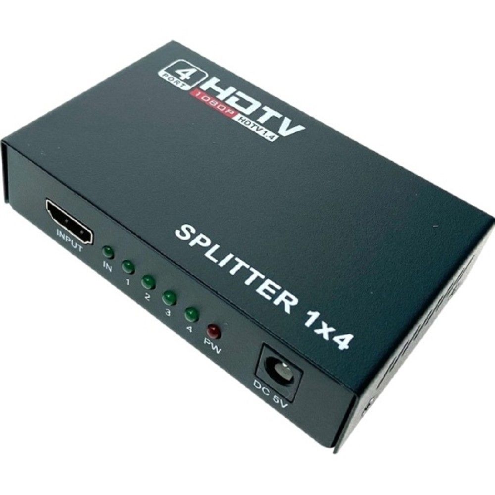 Espada HDMI сплиттер 1 вход HDMI - 4 выхода, Espada EDH12USB 4K@30hz с усилителем (45072)