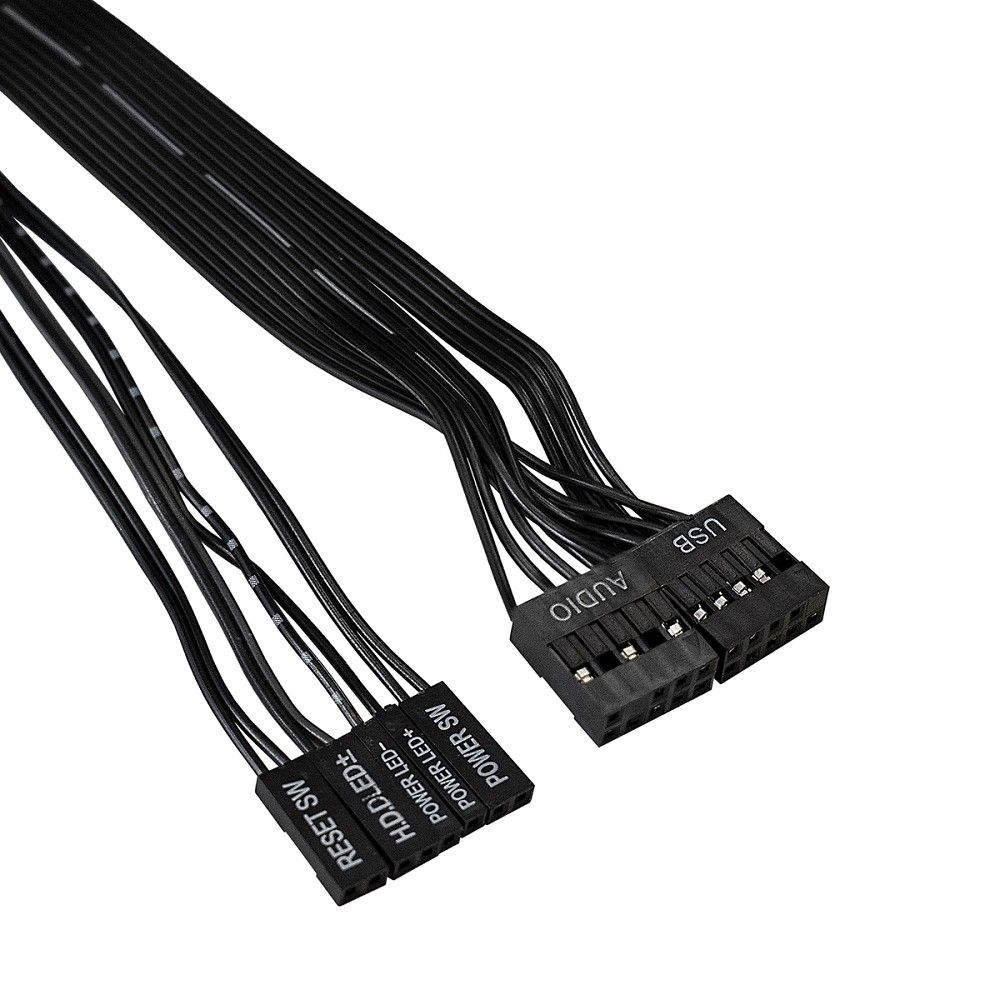 Exegate EX261448RUS Корпус Miditower CP-601 Black, ATX, <CP350W, 80mm>, 2*USB, Audio