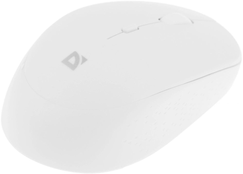 Мышь Defender Auris MB-027 белый оптическая 1600dpi silent беспров. USB для ноутбука 3but (52028)