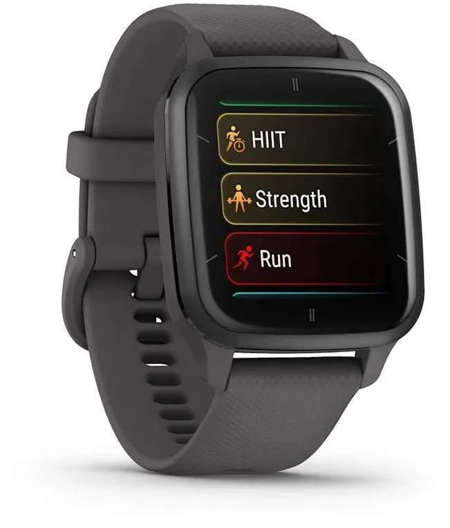 Смарт-часы Garmin Venu Sq 2 35.9мм 1.4" AMOLED корп.серый силикон рем.серый (010-02701-10)