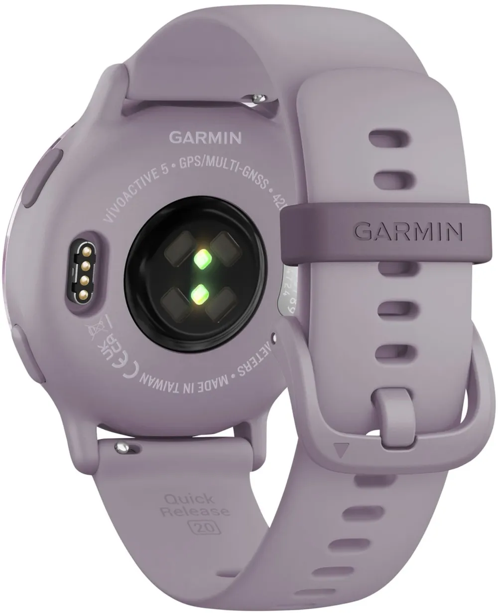 Смарт-часы Garmin Vivoactive 5 30.4мм 1.2" AMOLED корп.сиреневый рем.сиреневый разм.брасл.:125-190мм (010-02862-13)