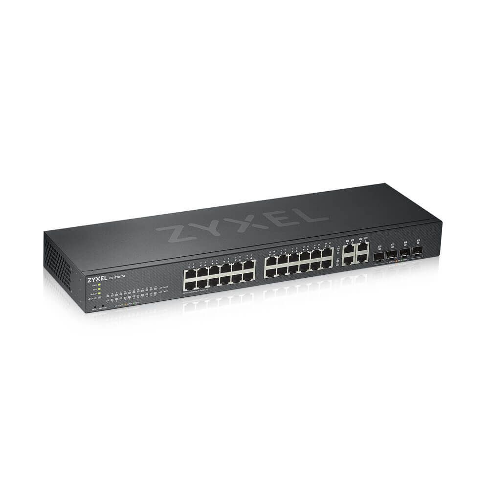 Коммутатор Zyxel GS1920-24V2-EU0101F (L2) 24x1Гбит/с 4xКомбо(1000BASE-T/SFP) управляемый