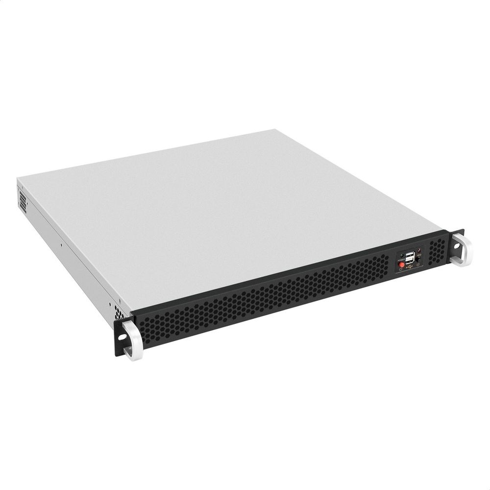 Exegate EX297139RUS Серверный корпус ExeGate Pro 1U430-02 <RM 19", высота 1U, глубина 430, БП 1U-1100ADS, USB>