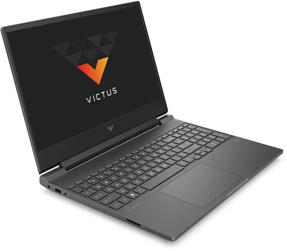 Ноутбук HP Victus 15-fa1035ci Core i7 13700H 16Gb SSD512Gb NVIDIA GeForce RTX4050 6Gb 15.6" IPS FHD (1920x1080) FreeDOS silver WiFi BT Cam (84J96EA)