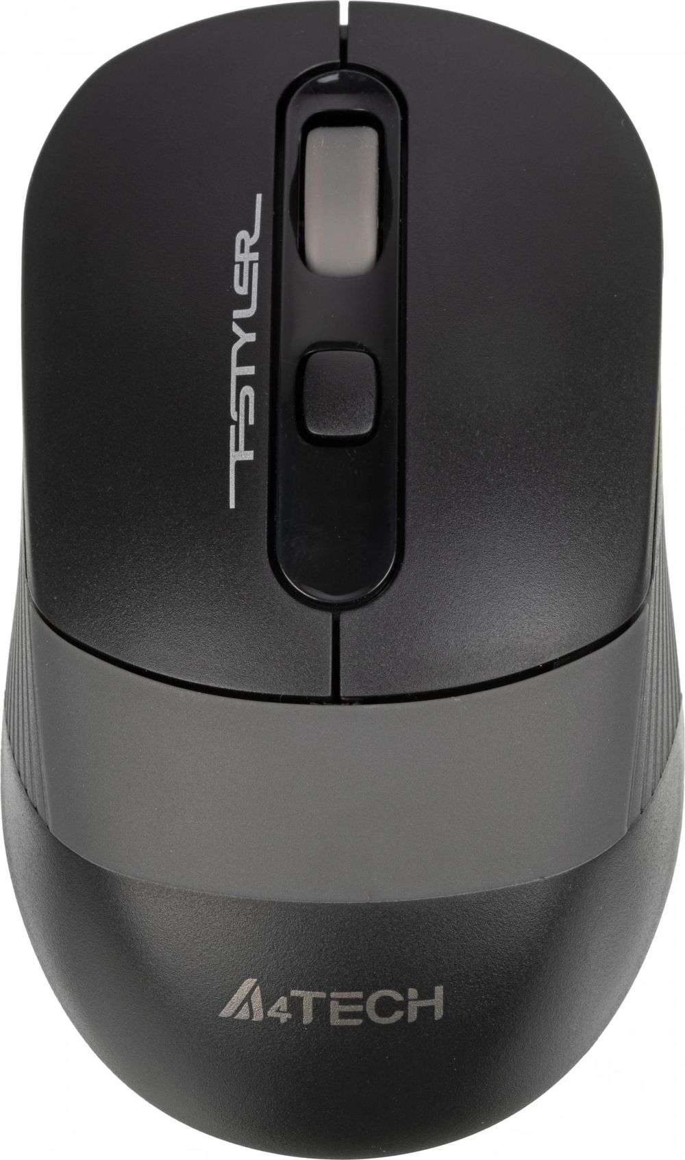 Мышь A4Tech Fstyler FG10S черный/серый оптическая 2000dpi silent беспров. USB для ноутбука 4but (FG10S GREY)